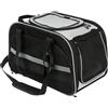 Trixie Borsa valery 29×31×49cm colore nero/grigio Trixie