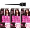 L'Oréal L'Oreal Casting Creme 360 Black Cherry Hair Color Glossy Bold Red-Black confe...