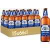 Birrificio Angelo Poretti Birra 4 Luppoli L'Originale, Cassa con 15 Bottiglie da 66cl, Birra Premium Lager a Bassa Fermentazione, Luppolata e Profumata, Gradazione Alcolica 5.0% Vol