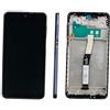 SCHERMO PER XIAOMI REDMI NOTE 9S / 9 PRO DISPLAY CON FRAME GRIGIO TARNISH GRAY