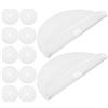 Reusable Silicone Drying Mat for Home Use White Nonstick Food Dehydrator Sheets