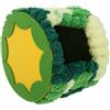 Flannel Bird Nest with Support Frame Warm Green Bird Bed for Cage