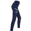 Equestro Leggings equitazione bambina in tessuto leggero con inserti traforati Equestro