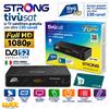 STRONG Decoder Satellitare Ufficiale Tivusat HD Tivu Sat Con Tessera Inclusa Tv Sat