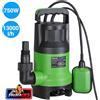 Bakaji Pompa Immersione Elettropompa Sommersa Acque Scure Sporche Chiare 750W 13000L/h