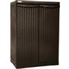 Maiol MOBILE ARMADIO BASSO BOX IN RESINA RATTAN WENGE' PER TERRAZZO L.65 P.45 H.93 cm
