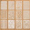 12 Pezzi Modello Di Stencil per Pittura, Stencil per Pittura Muro Riutilizzabile
