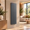radialight Radiatore elettrico verticale Grigio 2000W a Risparmio Energetico Radialight
