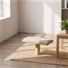 Panchetto da Meditazione Ergonomico | Base in Legno Naturale, Supporto per la