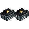 MAKITA - Twinpack Batterie LXT 18V 1914E8-5 | 2x BL1850B 5,0Ah | Li-ion | Indica