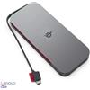 Lenovo GO polimero di litio (LiPo) 10000 mAh ricarica wireless grigio