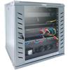 Techly Professional Armadio Rack 19'' a Muro 9 Unità P.450 mm Flat Pack Grigio