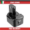 ADVTRONICS 3,5Ah 12V Ni-MH EB1212S Sostituire Batteria per Hitachi EB1214L EB121