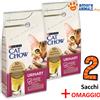 Purina 2 SACCHI - PURINA Cat Chow → ADULT, Urinary Tract Health - 10 kg - Gatto Gatti