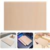 Light Yellow Wooden Craft Boards Unfinished Rectangle Plaques for Painting Art
