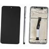TOUCH SCREEN SCHERMO XIAOMI REDMI NOTE 9S / 9 PRO LCD DISPLAY CON FRAME BIANCO
