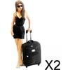 2X 1:64 Figure Waiter Manger Scene Layout Diorama Toy Woman Black