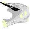 O'NEAL Visiera Casco Bambino 1SRS STREAM nera/giallo neon