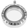 Reusable Stainless Steel Photo Frame Locket Necklace Pendants for Women Set of 3