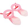 Comfortable Pink Bunny Ears Glasses Frame Reusable Plastic Easter Eyewear