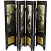 Chinese Traditional Art Folding Screen Small Wooden Panel for Home Decor