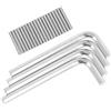 Heavy Duty Stainless Steel Shelf Pin Set with Wrench for Stable Machine Shelves