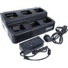 vhbw Caricatore per Kenwood NX-420K3 NX-320E3 NX-420 NX-320E2 TK-2140 batterie radio