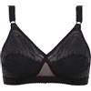 Playtex Reggiseno PLAYTEX CRISS CROSS 165 senza ferretto bianco nero o beige coppa B C D