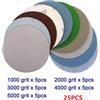 unbrandeed 25pz Disco abrasivo 125mm per gancio e passante 5 pollici 1000-5000 grana alta
