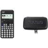 Casio FX-82CW Calcolatrice Scientifica con Oltre 290 Funzioni e Display Naturale HD a 4 Gradazioni di Grigio + Casio Copertura Protettiva per Calcolatrice Tecnica