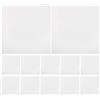 Reusable Silicone Dehydrator Sheets Nonstick White Mats for Food Dryer Use