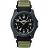 TIMEX Orologio TIMEX Expedition Camper T42571 quadrante nero cinturino oliva data i...