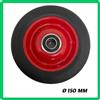 Utilia ruote piene per carriola carrello portapacchi portatutto nuovo usato Ø foro 16mm