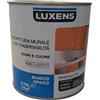 LUXENS IDROPITTURA MURALE ALTA TRASPIRABILITA' BAGNI E CUCINE 0,75 ML 4mt2 bianco opaco