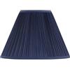 Aspen Creative 33195 - Paralume plissettato a forma di ragno, colore: blu scuro, 15,2 cm superiore x 40,6 cm inferiore x 30,5 cm altezza inclinata