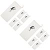 Canvas Drawstring Dance Bag Lightweight White Ballet Shoe Storage Pouch