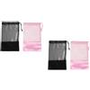 Breathable Mesh Ballet Dance Shoe Bag Reusable Drawstring Pouch Assorted Colors