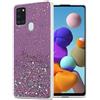 Cadorabo Cover per Samsung Galaxy A21s Custodia Protettivo TPU Glitter Scintillanti