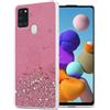 Cadorabo Cover per Samsung Galaxy A21s Custodia Protettivo TPU Glitter Scintillanti