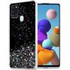 Cadorabo Cover per Samsung Galaxy A21s Custodia Protettivo TPU Glitter Scintillanti