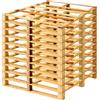 Palucart SET 10 Bancali Pallet Bancale 80x120 cm in Legno Pedane per Magazzino, Logistica