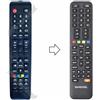 SMART TECH 1168* Telecomando di ricambio compatibile con TV GRAETZ GR 40E4200