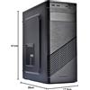 ALANTIK Case Office Alantik CASA31 ATX Mid-Tower con Alimentatore 500W - Nero