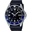 Casio Orologio Uomo CASIO MDV-107-1A2VEF Silicone Nero Sub 200mt