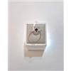 PG Gioielli ANELLO SOLITARIO Con ZAFFIRO Blu Ovale E Diamanti PG GIOIELLI Oro Bianco 18 Kt