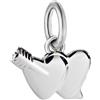 MORELLATO CHARMS DROPS DOUBLE HEART COMPONIBILE SCZ878 NUOVO
