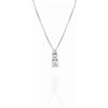 PG Gioielli COLLANA TRILOGY A Scalare Con DIAMANTI In Oro Bianco 18 Karati 750% PG GIOIELLI
