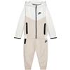 NIKE TUTA NSW TECH FLEECE JNR - BIANCO/BEIGE - 86L050-X27