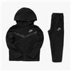 NIKE TUTA NSW TECH FLEECE JNR - NERO - 86H052-023