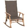 vidaXL Dondolo con Cuscino Diversi Colori 120 x 50 x 3 cm/120 x 50 x 7 cm vidaXL